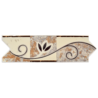 Listelo Circacia 8 X 25 cm Obelisco Beige