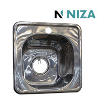 Fregadero Pileta Empotrar 38 X 38 cm 1 Tanque Niza