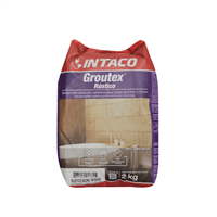 Fragua Groutex Negro Intenso Rustico Con Arena 2 Kg Intaco