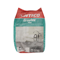 Fragua Groutex Fino Chocolate Sin Arena 2 Kg Intaco