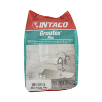 Fragua Groutex Fino Gris Piedra Sin Arena 2 Kg Intaco