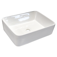 Lavatorio Bowl Rectangular Blanco Kenneth