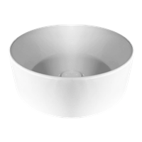 Lavatorio Bowl Circular Blanco Kenneth