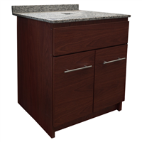 Mueble Lavatorio 2 Puerta Sapelly Cerezo Corona
