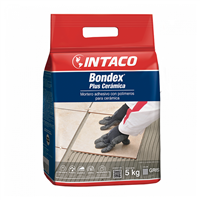 Bondex Plus Ceramica y Porcelanato Gris 5 Kg Intaco