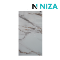 Lamina Pvc Marmol Calacata Gold Bril 3 mm 1.22 x 2.44 m Niza