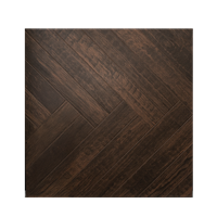 Piso Ceram Madera Tarsia Cafe 60 x 60 cm Caja 1.44 m2