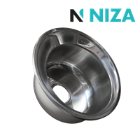 Fregadero Pileta 49 x 44 cm Tanque Cubiert Acero Inox Niza