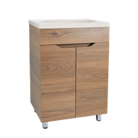 Mueble Teresina Milan 60 cm Lavatorio Elipse Blanco Corona