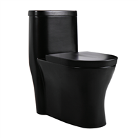 Inodoro 1 Piezas Fluid Negro Mate American Standard
