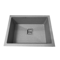 Fregadero Gris 202 Crystal 34 x 20" Quartz