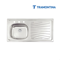 Fregadero Empotrar Tanque Izquierdo 100x50cm Beta Tramontina