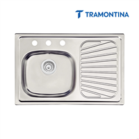 Fregadero Empotrar Tanque Izquierdo 80x52 cm Beta Tramontina