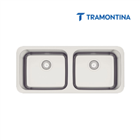 Fregadero Empotrar 89 x 39 cm 2 Tanque Dora Duo Tramontina