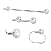 Accesorio Baño 4 Piezas Admiral Niquel Anti Mancha Pfister
