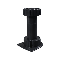 Pata Niveladora Negra 15 cm 4 unidades