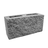 Bloque Concreto Escarpado Gris 15 X 20 X 40 cm