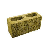Bloque Concreto Escarpado Amarillo 15 X 20 X 40 cm