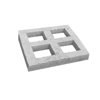Zacate Bloque Gris 40 X 40 X 8 cm (GAM)