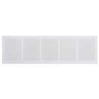Rejilla Ventilación Blanca 30" x 8"