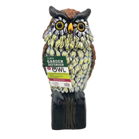 Buho Ahuyentador Jardin Cabeza Movible