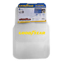 Alfombra Automovil Caucho Transparente 4 Piezas Goodyear