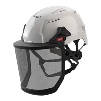 Careta Protectora Malla Metalica para Casco Seguridad