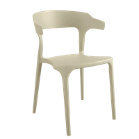 Silla Plastica Beige
