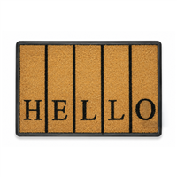 Alfombra Tapete Entrada Exterior Hello Coco Tray