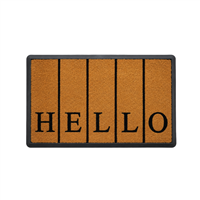 Alfombra Entrada Exterior Hello 45 x 75 cm