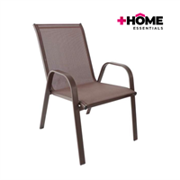 Silla Terraza Metal y Textileno Madera + Home Essentials