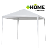 Toldo 3 x 3 m Tubo Blanco + Home Camping