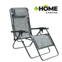 Silla Reclinable Negra + Home Camping
