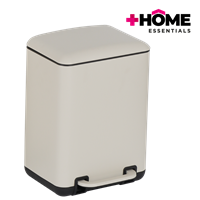 Basurero Rectangular con Pedal Beige 6 L + Home Essentials