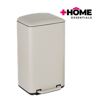 Basurero Rectangular con Pedal Beige 30 L + Home Essentials