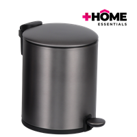 Basurero Redondo con Pedal 5 L Gris + Home Essentials