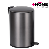 Basurero Redondo con Pedal 20 L Gris + Home Essentials