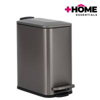 Basurero Rectangular con Pedal Gris 5 L + Home Essentials