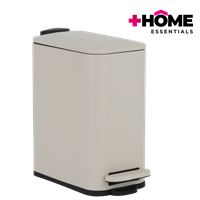 Basurero Rectangular con Pedal Beige 5 L + Home Essentials