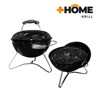 Parrilla Carbon Redonda Negra + Home Grill