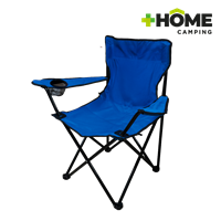Silla Camping Poliester Azul + Home Camping