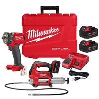 Pistola Impacto 1/2" + Engrasadora Milwaukee