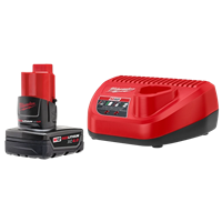 Bateria y Cargador M12 Redlithium XC4.0 Milwaukee