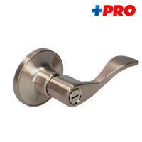 Cerradura Manija Curva sin Llave Bronce +Pro