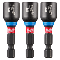 Cubo Magnetico Shockwave 3/8 x 1 7/8" 3 Unidades Milwaukee