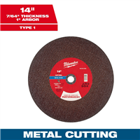 Disco Corte 14 x 3/32" Milwaukee