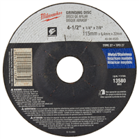 Disco Desbaste 4 1/2 x 1/4" Milwaukee