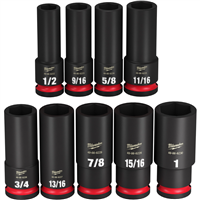 Cubo Impacto Shockwave 1/2" 9 Piezas Milwaukee
