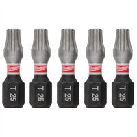 Puntas Torx 1" T25 5 Unidades Milwaukee