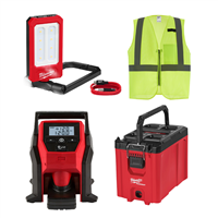 Inflador Chaleco Seguridad Lampara Caja Milwaukee